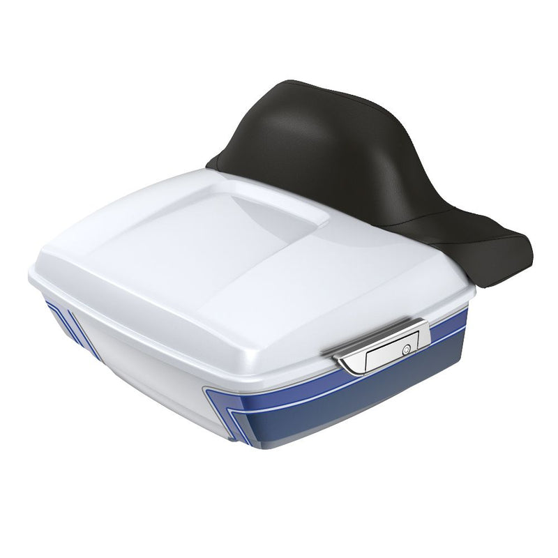 Advanblack King Rear Tour Trunk Pack For  '97-'26 Harley Touring / Softail