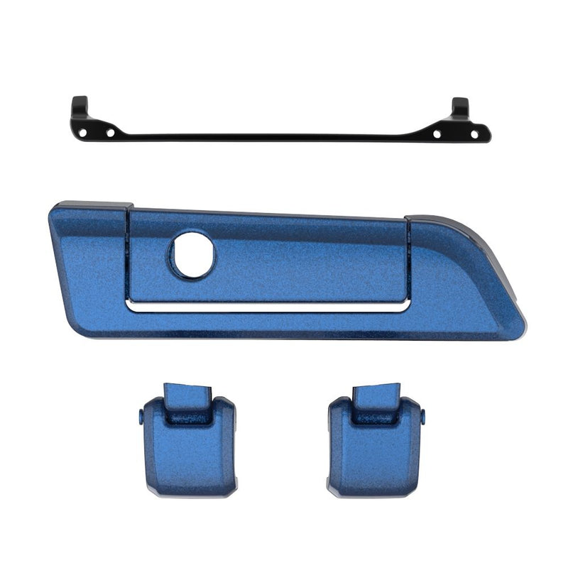 Advanblack Color Matched Hinges & Latch kit  For Advanblack & Harley Razor Chopped King Rear Tour Trunk Pack