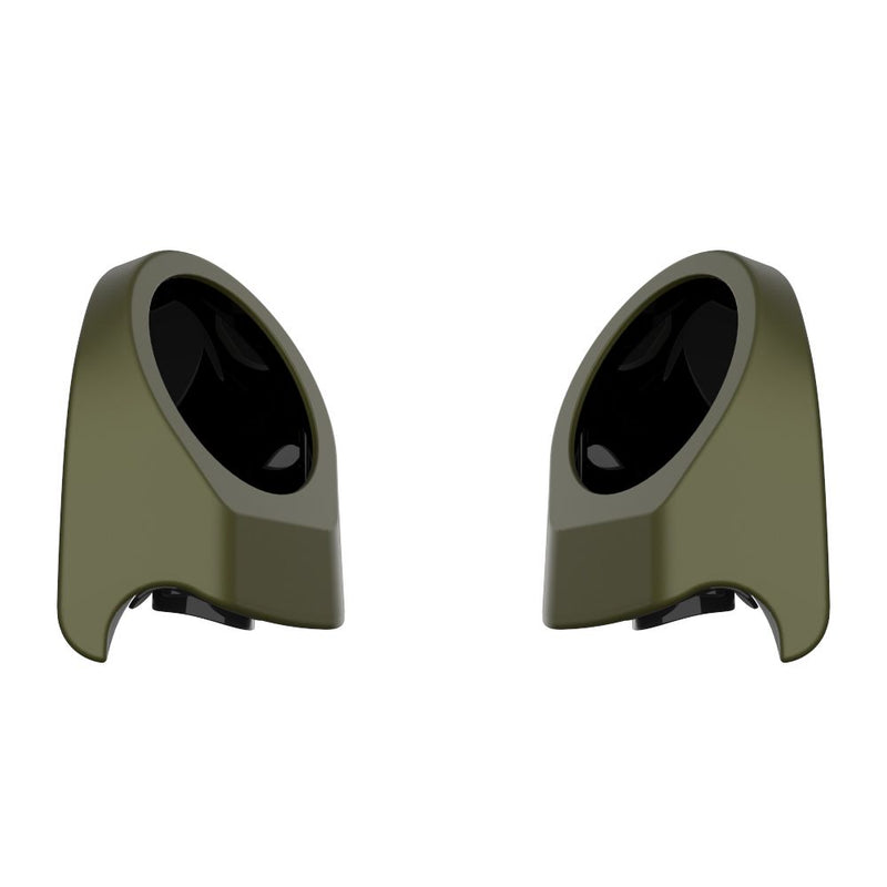 Advanblack Color Matched 6.5 Inch Speaker Pods for Advanblack & Harley King Rear Tour Trunk Pack