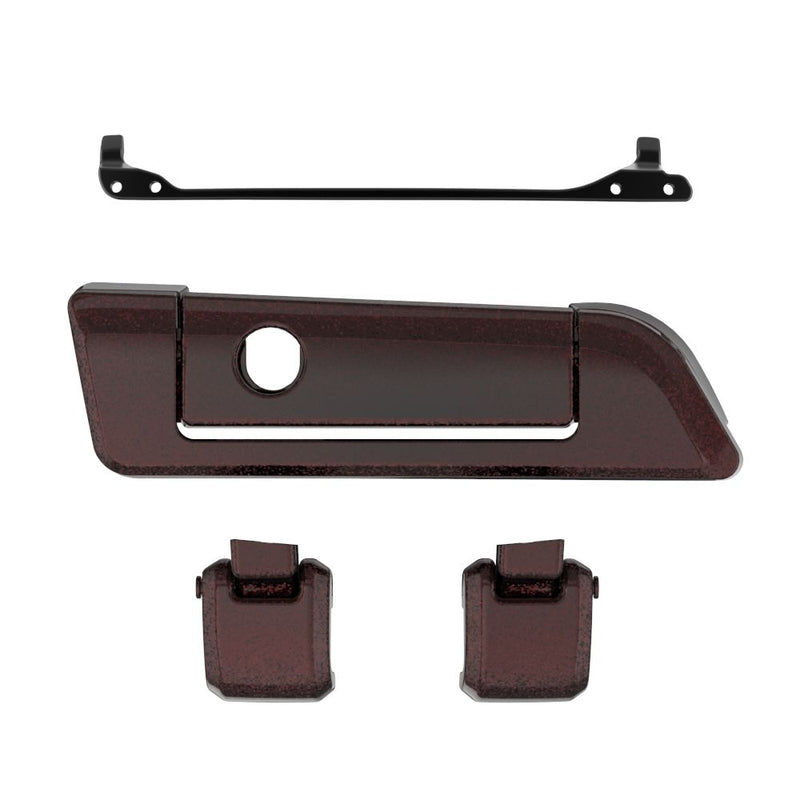Advanblack Color Matched Hinges & Latch kit  For Advanblack & Harley Razor Chopped King Rear Tour Trunk Pack
