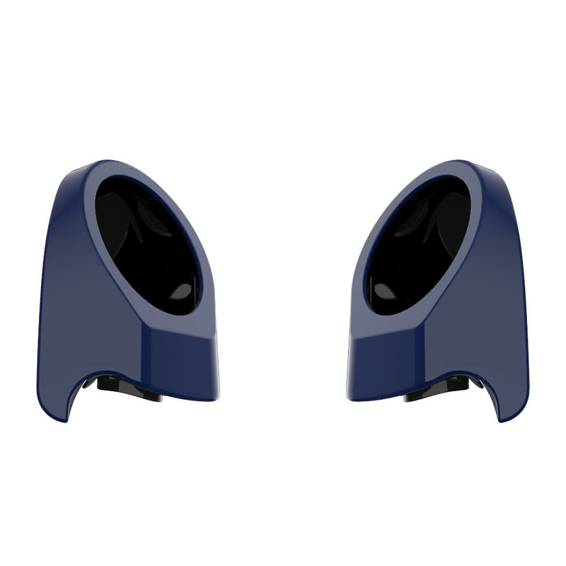 Advanblack Color Matched 6.5 Inch Speaker Pods for Advanblack & Harley King Rear Tour Trunk Pack