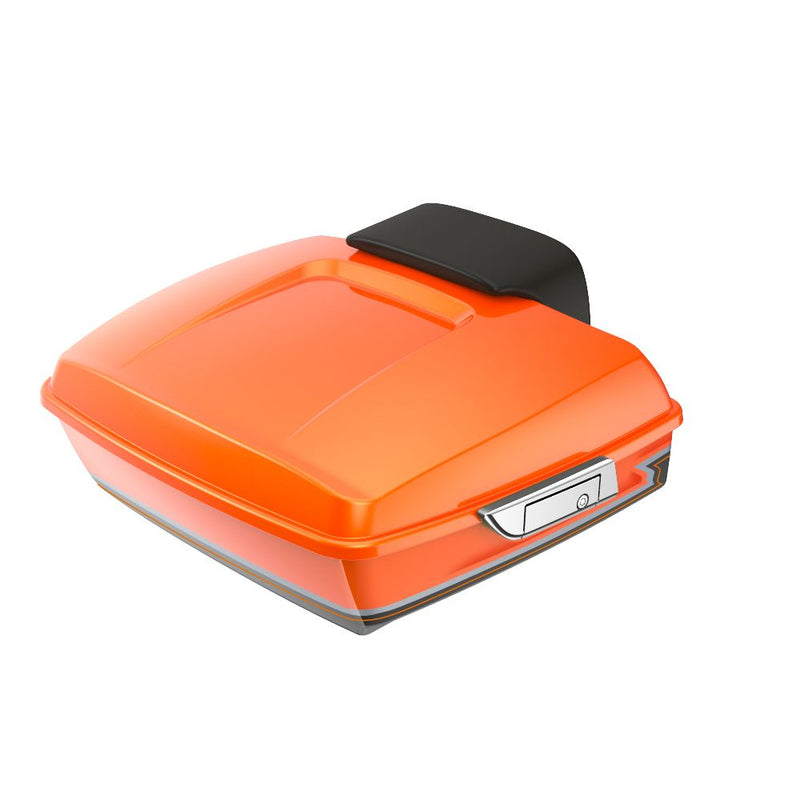 Advanblack Chopped Rear Tour Trunk Pack For  '97-'26 Harley Touring / Softail