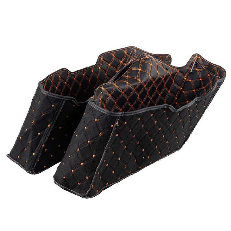 Advanblack Custom Stitching Liner Kit for '14-'23 OEM Factory Stock Non Stretched Saddlebag Bottoms