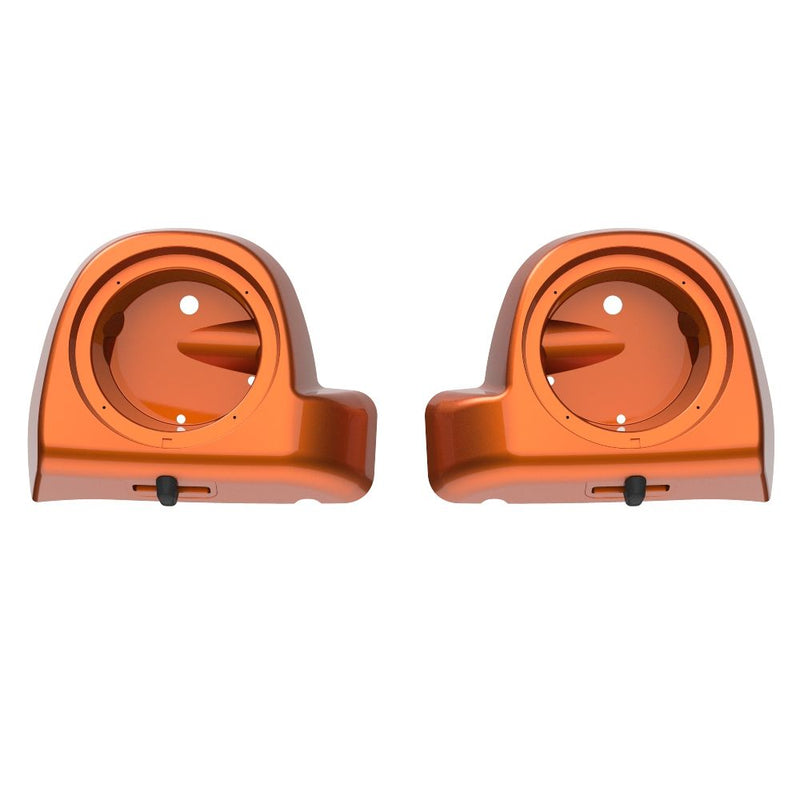 Advanblack Lower Vented Fairings 6.5' Speaker Pods  fit 2014-2023 Harley Davidson Touring