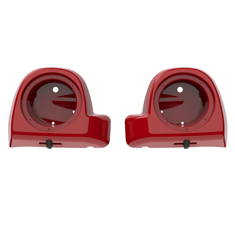 Advanblack Lower Vented Fairings 6.5' Speaker Pods  fit 2014-2023 Harley Davidson Touring