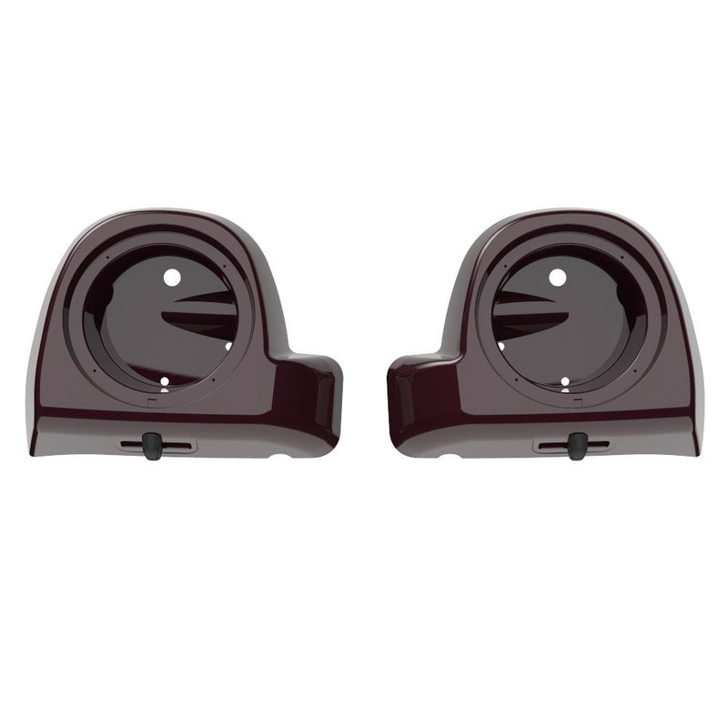 Advanblack Lower Vented Fairings 6.5' Speaker Pods  fit 2014-2023 Harley Davidson Touring
