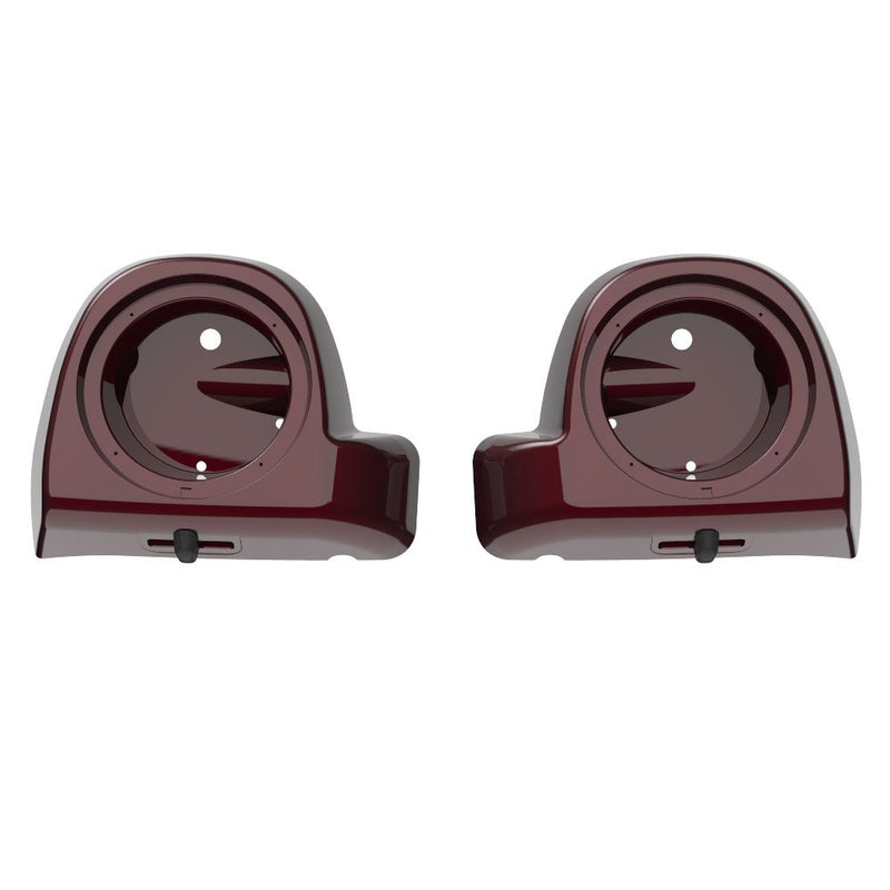 Advanblack Lower Vented Fairings 6.5' Speaker Pods  fit 2014-2023 Harley Davidson Touring