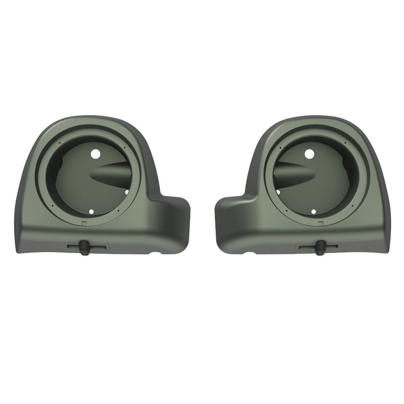 Advanblack Lower Vented Fairings 6.5' Speaker Pods  fit 2014-2023 Harley Davidson Touring