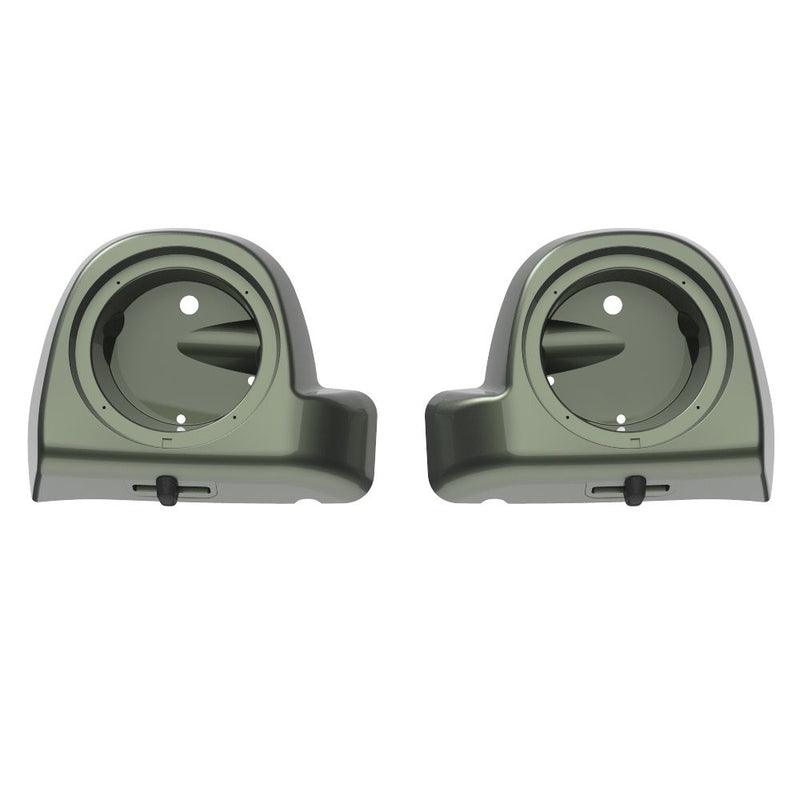 Advanblack Lower Vented Fairings 6.5' Speaker Pods  fit 2014-2023 Harley Davidson Touring