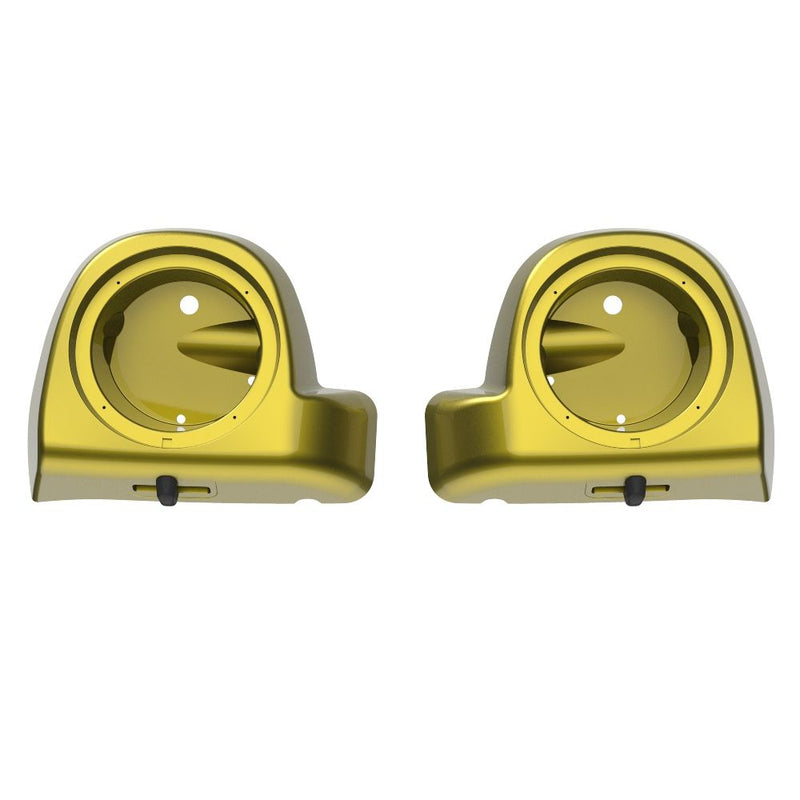 Advanblack Lower Vented Fairings 6.5' Speaker Pods  fit 2014-2023 Harley Davidson Touring