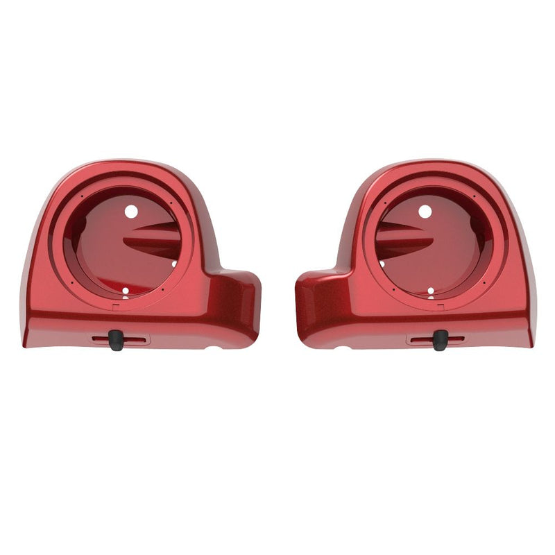 Advanblack Lower Vented Fairings 6.5' Speaker Pods  fit 2014-2023 Harley Davidson Touring