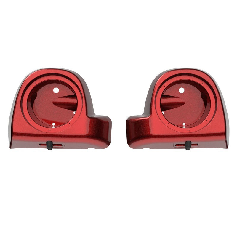 Advanblack Lower Vented Fairings 6.5' Speaker Pods  fit 2014-2023 Harley Davidson Touring