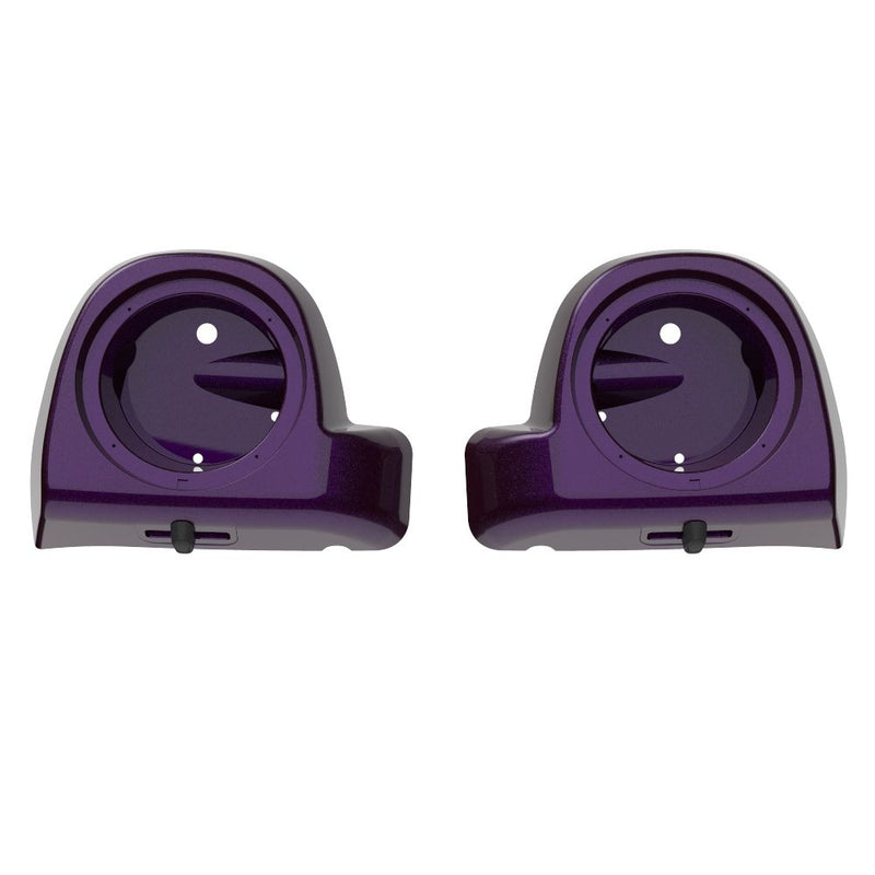Advanblack Lower Vented Fairings 6.5' Speaker Pods  fit 2014-2023 Harley Davidson Touring