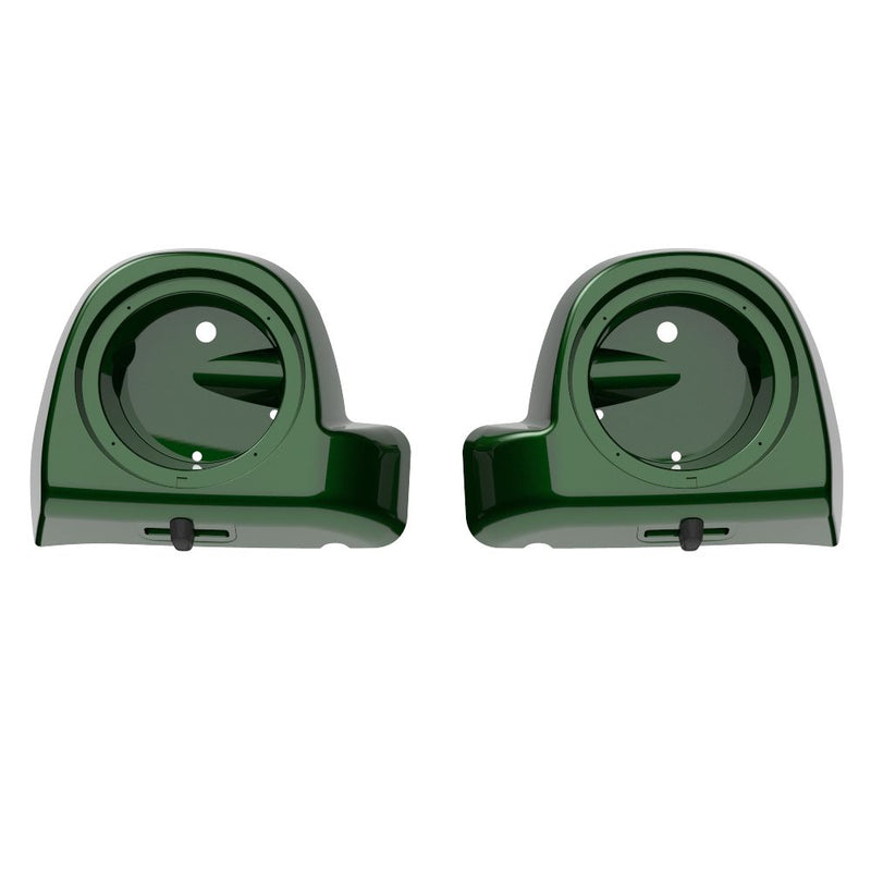 Advanblack Lower Vented Fairings 6.5' Speaker Pods  fit 2014-2023 Harley Davidson Touring
