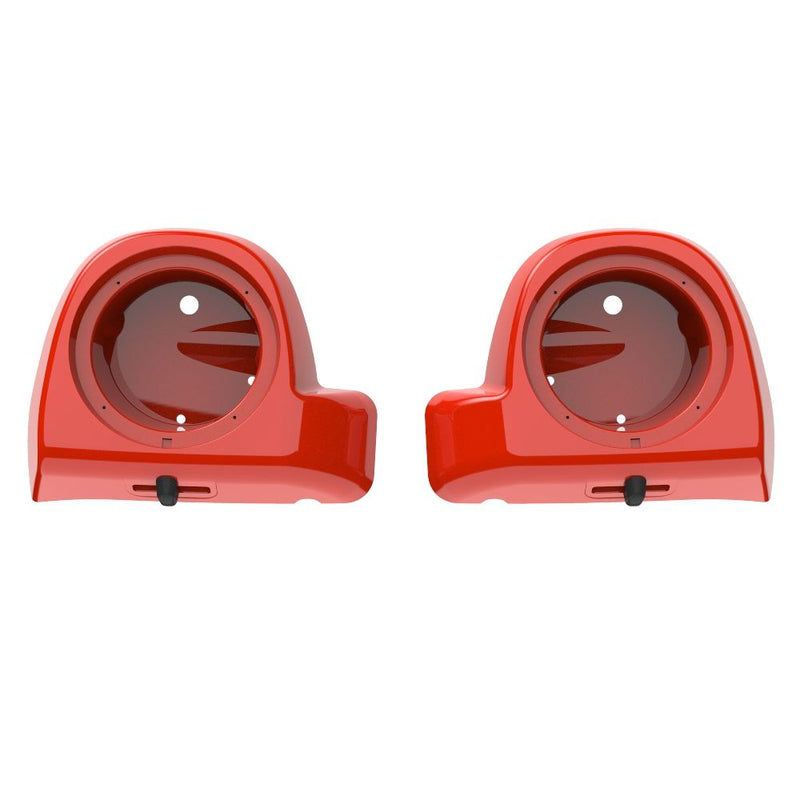 Advanblack Lower Vented Fairings 6.5' Speaker Pods  fit 2014-2023 Harley Davidson Touring