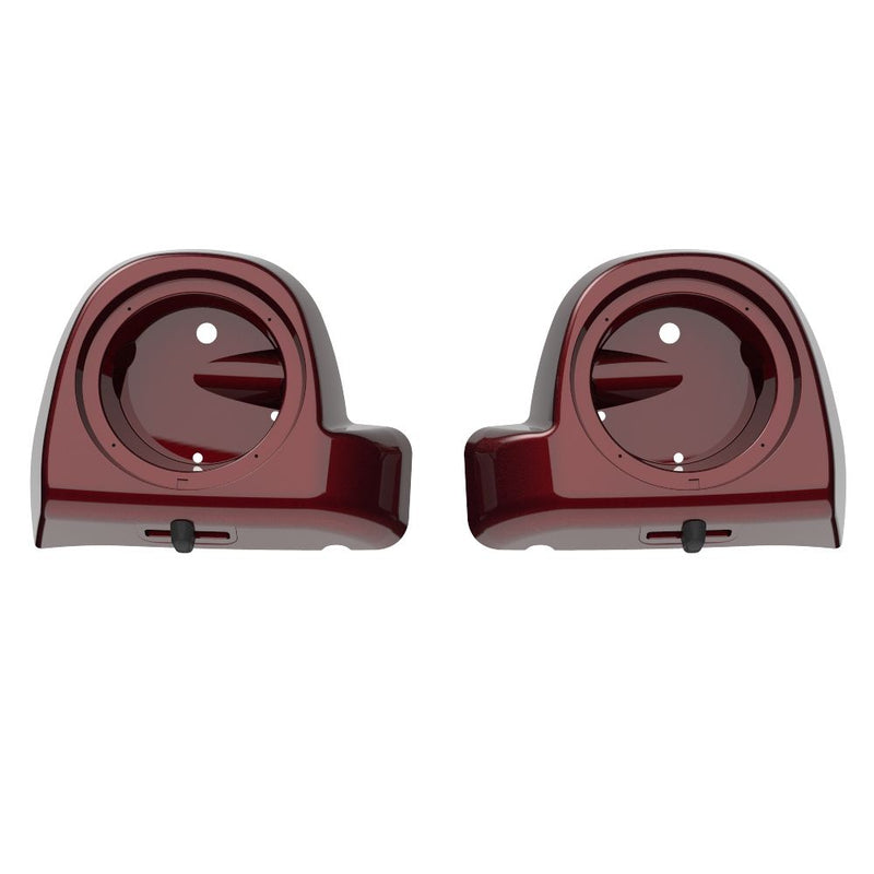 Advanblack Lower Vented Fairings 6.5' Speaker Pods  fit 2014-2023 Harley Davidson Touring