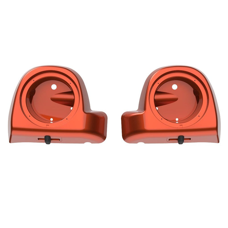Advanblack Lower Vented Fairings 6.5' Speaker Pods  fit 2014-2023 Harley Davidson Touring