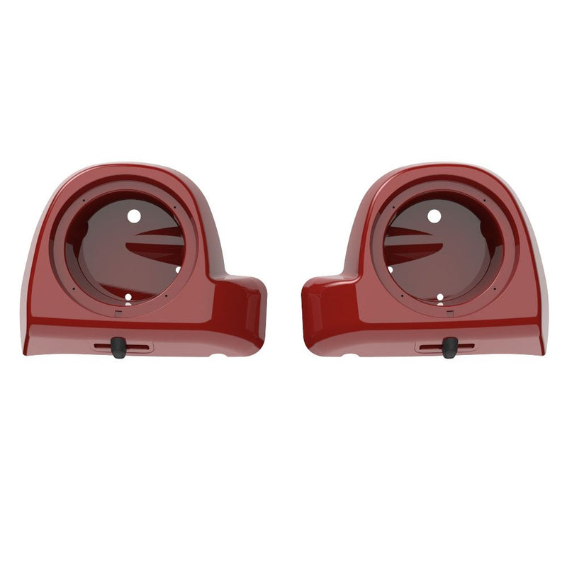Advanblack Lower Vented Fairings 6.5' Speaker Pods  fit 2014-2023 Harley Davidson Touring