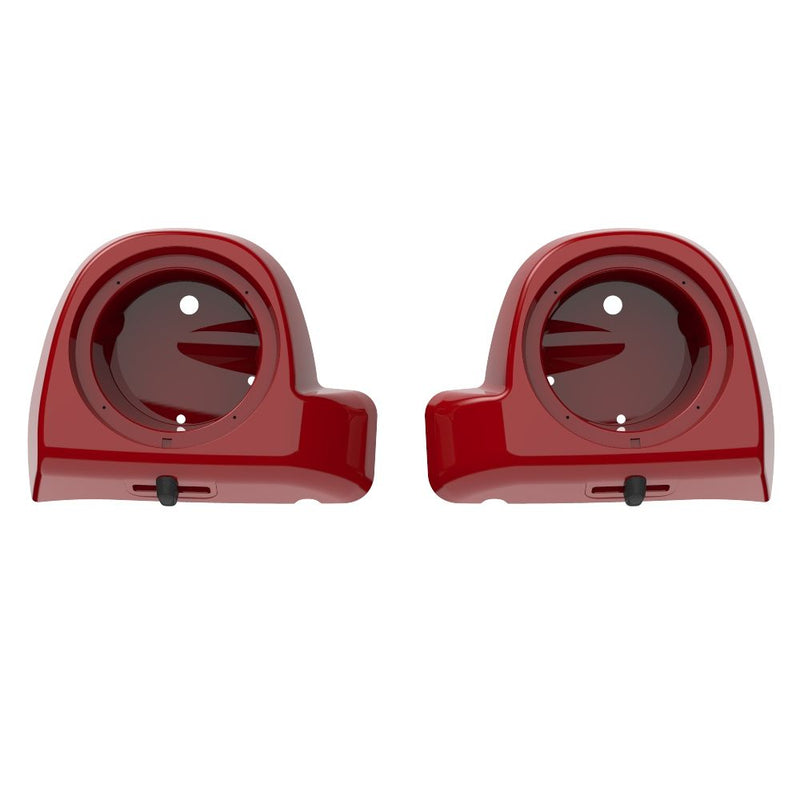 Advanblack Lower Vented Fairings 6.5' Speaker Pods  fit 2014-2023 Harley Davidson Touring