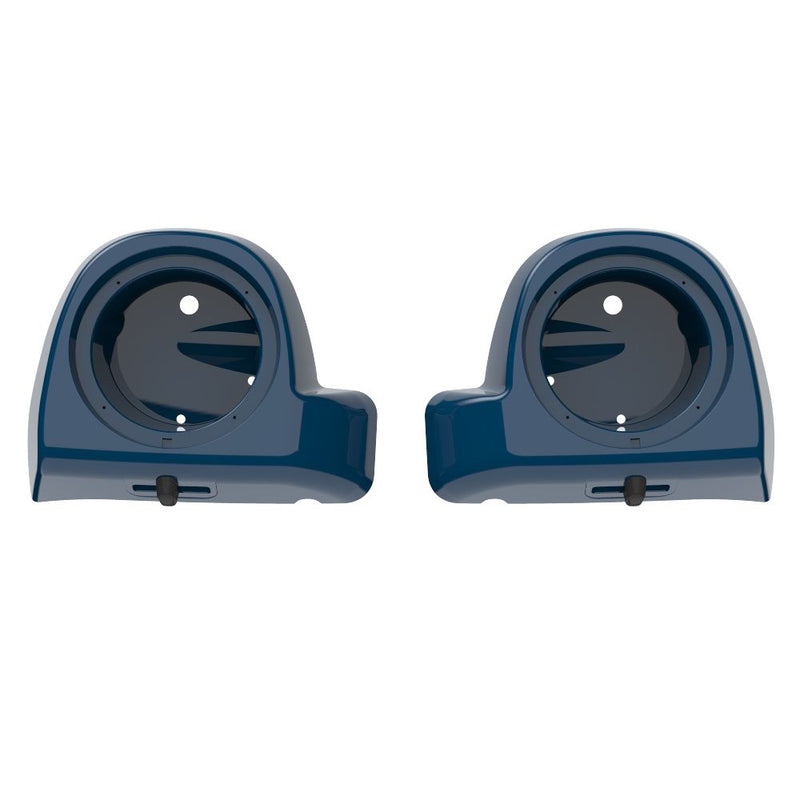 Advanblack Lower Vented Fairings 6.5' Speaker Pods  fit 2014-2023 Harley Davidson Touring
