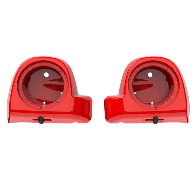 Advanblack Lower Vented Fairings 6.5' Speaker Pods  fit 2014-2023 Harley Davidson Touring