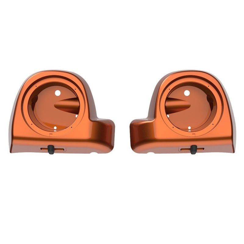 Advanblack Lower Vented Fairings 6.5' Speaker Pods  fit 2014-2023 Harley Davidson Touring