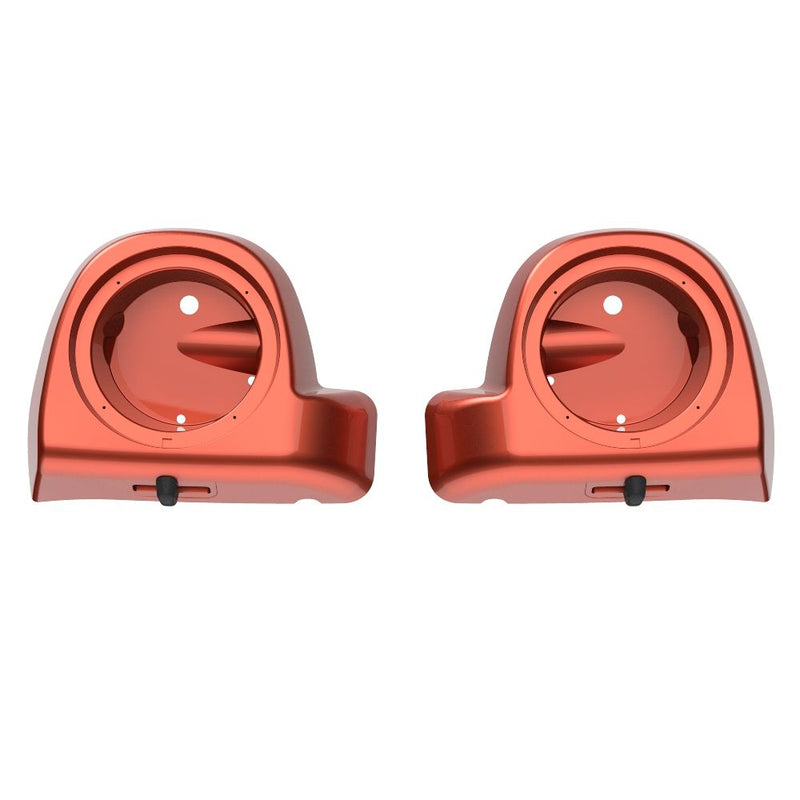 Advanblack Lower Vented Fairings 6.5' Speaker Pods  fit 2014-2023 Harley Davidson Touring