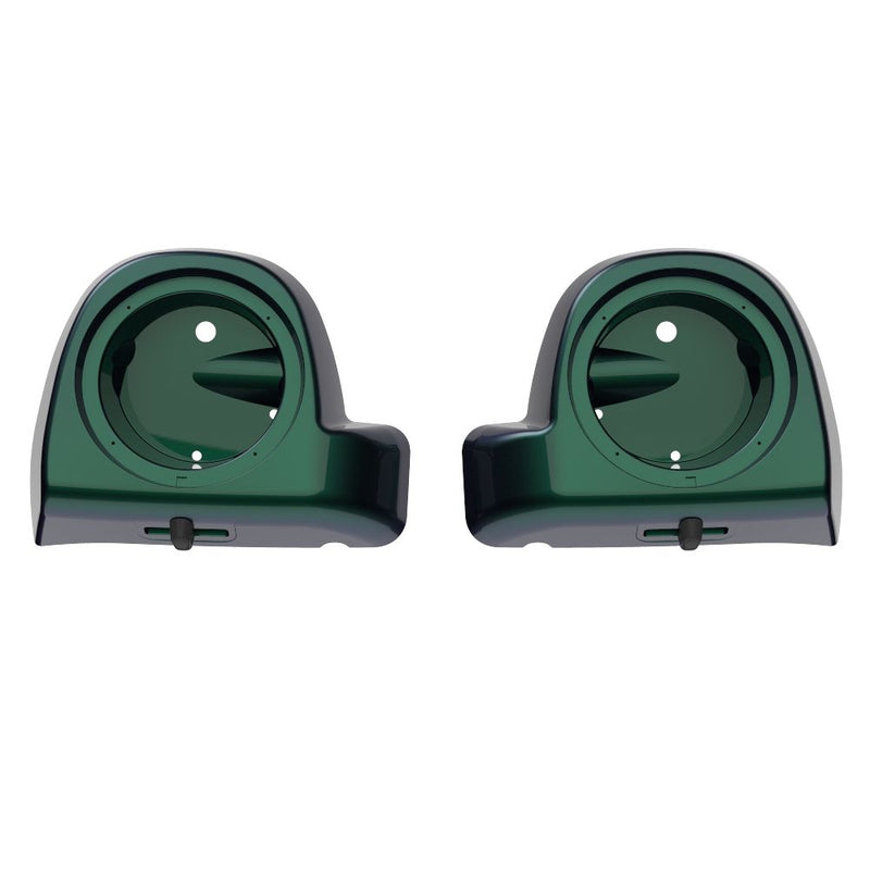 Advanblack Lower Vented Fairings 6.5' Speaker Pods  fit 2014-2023 Harley Davidson Touring