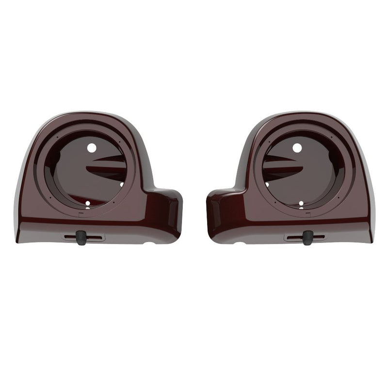 Advanblack Lower Vented Fairings 6.5' Speaker Pods  fit 2014-2023 Harley Davidson Touring