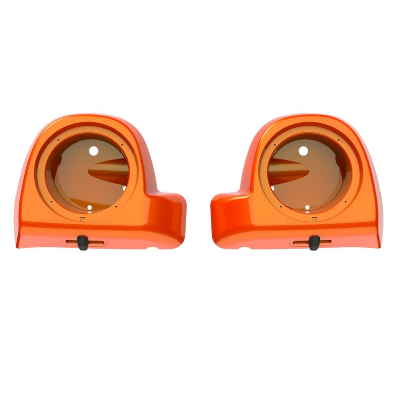 Advanblack Lower Vented Fairings 6.5' Speaker Pods  fit 2014-2023 Harley Davidson Touring