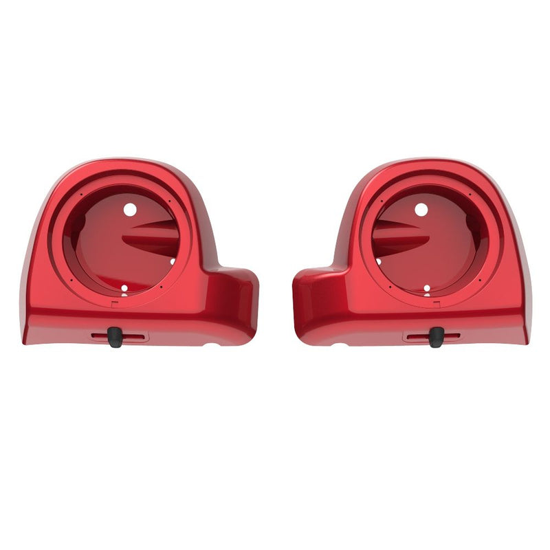 Advanblack Lower Vented Fairings 6.5' Speaker Pods  fit 2014-2023 Harley Davidson Touring