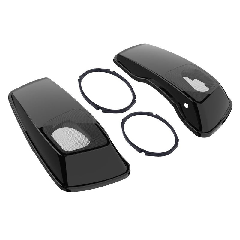 Advanblack Color Matched 6X9 Saddlebag Speaker Lids For 2014-2023 Harley Davidson Touring