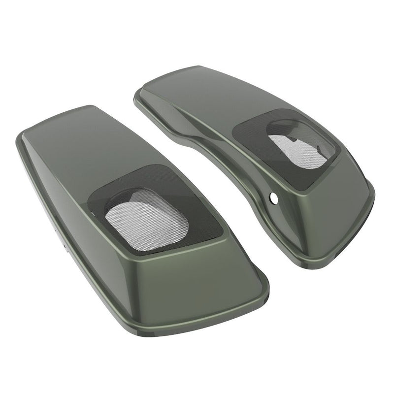 Advanblack Color Matched 6X9 Saddlebag Speaker Lids For 2014-2023 Harley Davidson Touring