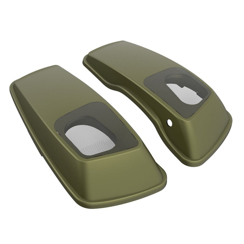 Advanblack Color Matched 6X9 Saddlebag Speaker Lids For 2014-2023 Harley Davidson Touring