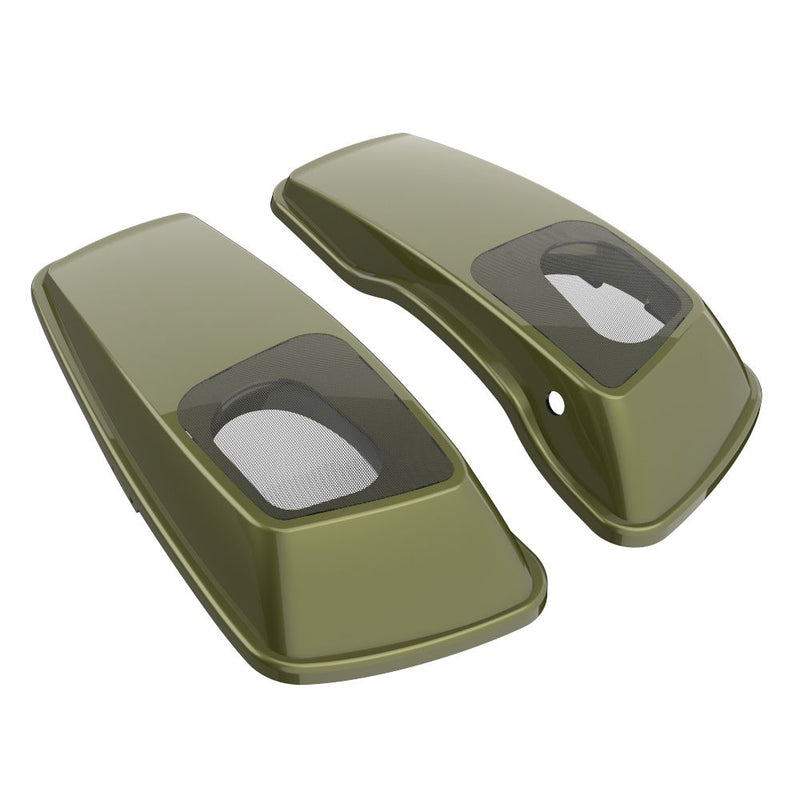 Advanblack Color Matched 6X9 Saddlebag Speaker Lids For 2014-2023 Harley Davidson Touring