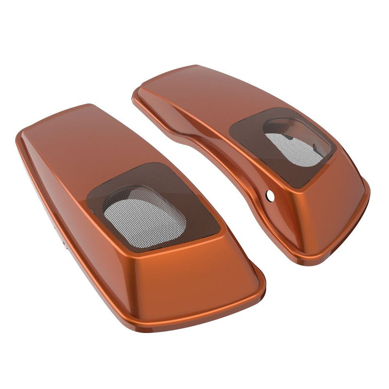 Advanblack Color Matched 6X9 Saddlebag Speaker Lids For 2014-2023 Harley Davidson Touring