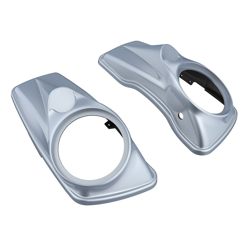 Advanblack 8'' Saddlebag Speaker Lids Cover for 2014-2023 Harley Davidson Touring