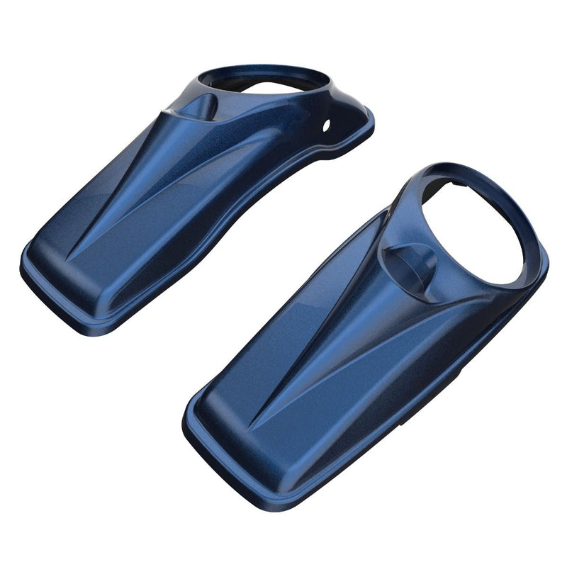 Advanblack 8'' Saddlebag Speaker Lids Cover for 2014-2023 Harley Davidson Touring