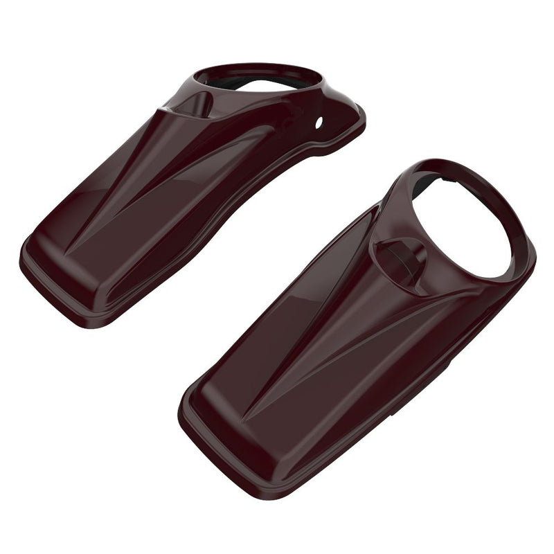 Advanblack 8'' Saddlebag Speaker Lids Cover for 2014-2023 Harley Davidson Touring