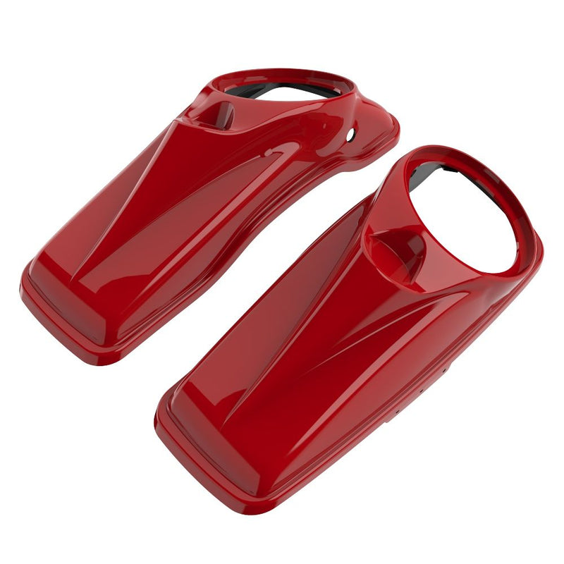 Advanblack 8'' Saddlebag Speaker Lids Cover for 2014-2023 Harley Davidson Touring