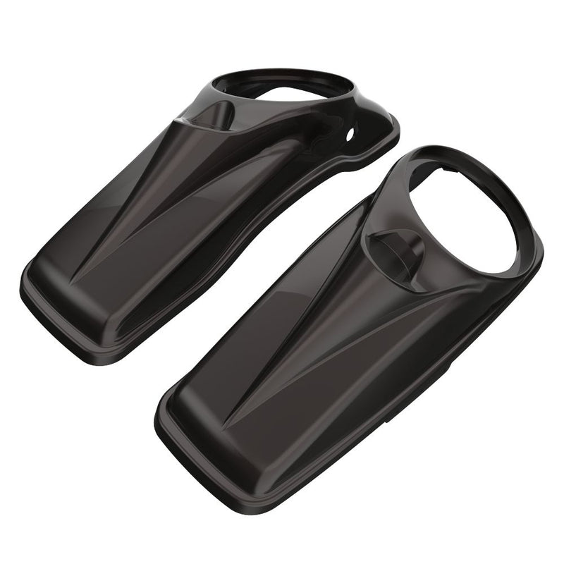 Advanblack 8'' Saddlebag Speaker Lids Cover for 2014-2023 Harley Davidson Touring