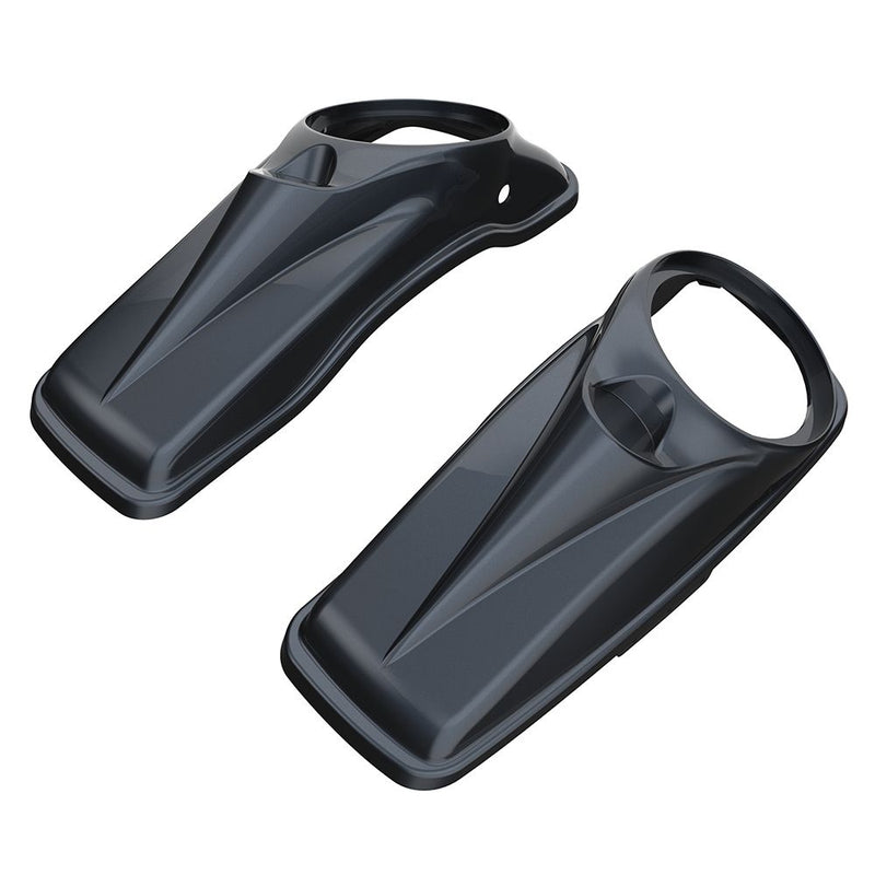 Advanblack 8'' Saddlebag Speaker Lids Cover for 2014-2023 Harley Davidson Touring