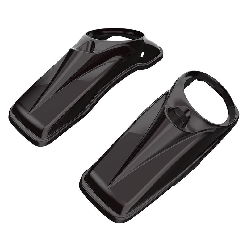 Advanblack 8'' Saddlebag Speaker Lids Cover for 2014-2023 Harley Davidson Touring