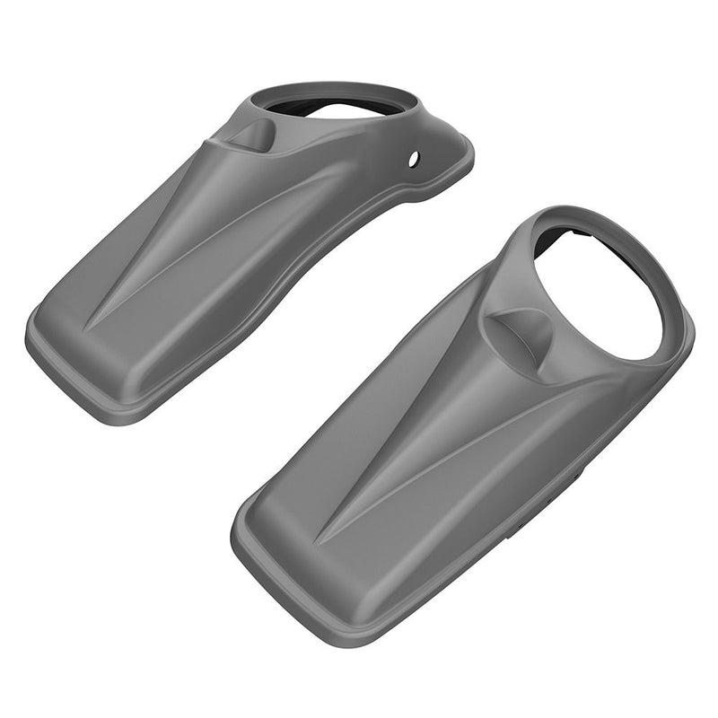 Advanblack 8'' Saddlebag Speaker Lids Cover for 2014-2023 Harley Davidson Touring