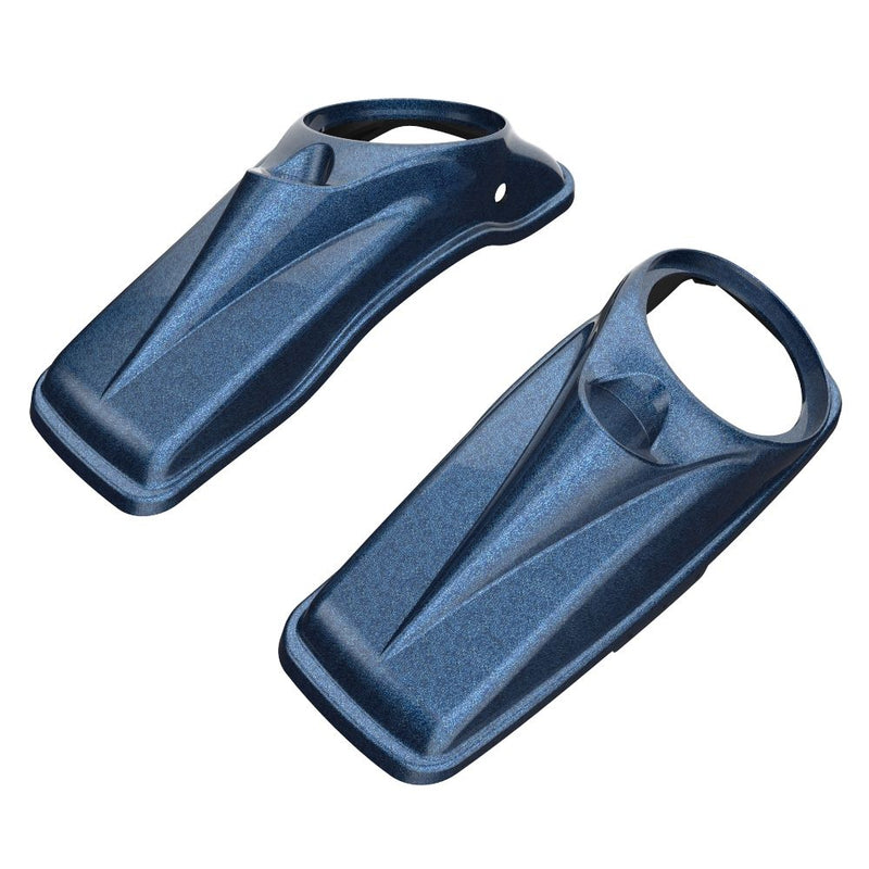 Advanblack 8'' Saddlebag Speaker Lids Cover for 2014-2023 Harley Davidson Touring