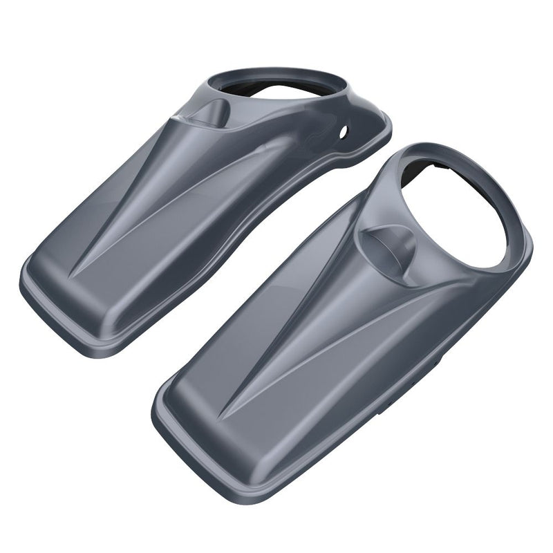 Advanblack 8'' Saddlebag Speaker Lids Cover for 2014-2023 Harley Davidson Touring