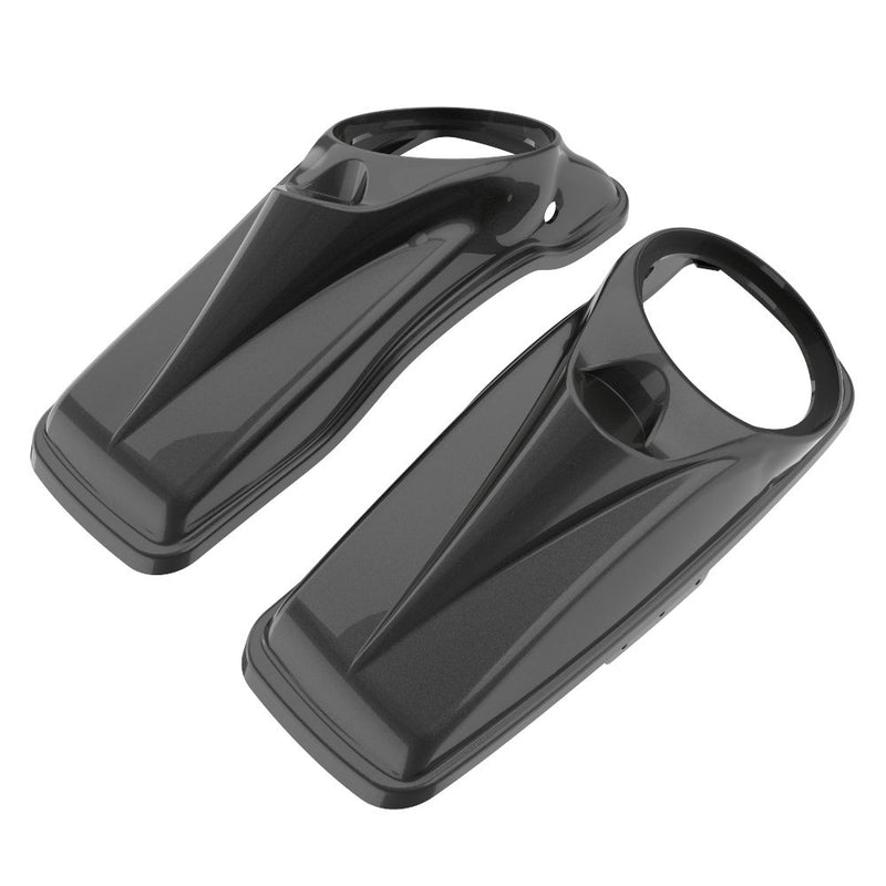 Advanblack 8'' Saddlebag Speaker Lids Cover for 2014-2023 Harley Davidson Touring