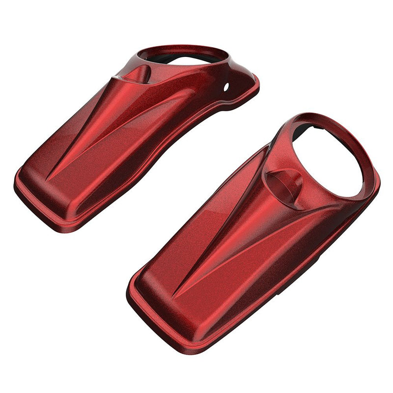 Advanblack 8'' Saddlebag Speaker Lids Cover for 2014-2023 Harley Davidson Touring