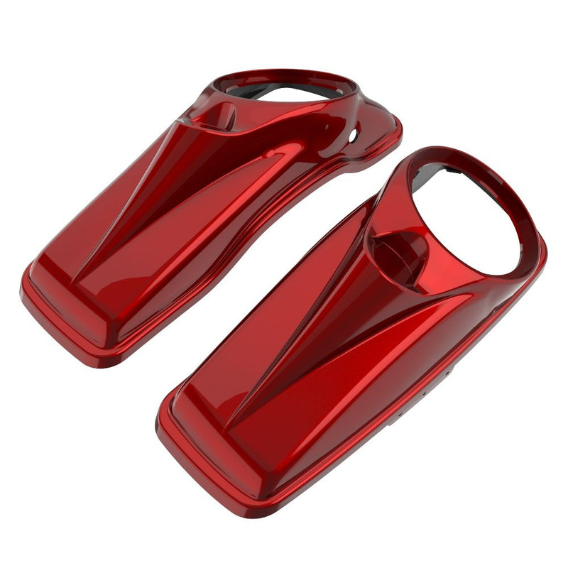 Advanblack 8'' Saddlebag Speaker Lids Cover for 2014-2023 Harley Davidson Touring