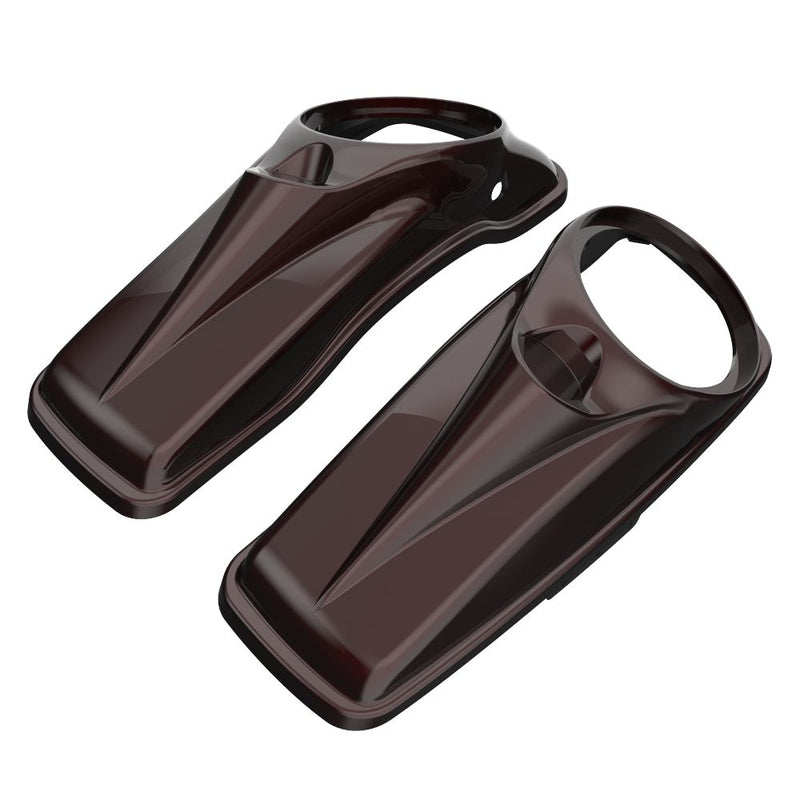 Advanblack 8'' Saddlebag Speaker Lids Cover for 2014-2023 Harley Davidson Touring